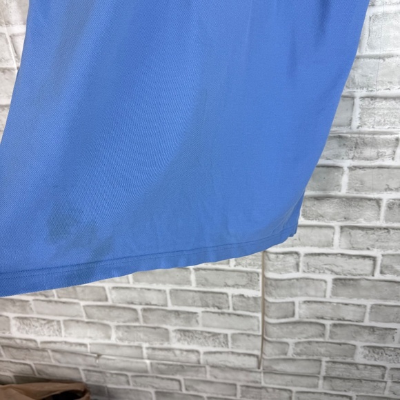 Brooks Brothers Performance Polo Baby Blue Mint Logo Collared Shirt Mens MEDIUM - Picture 6 of 8